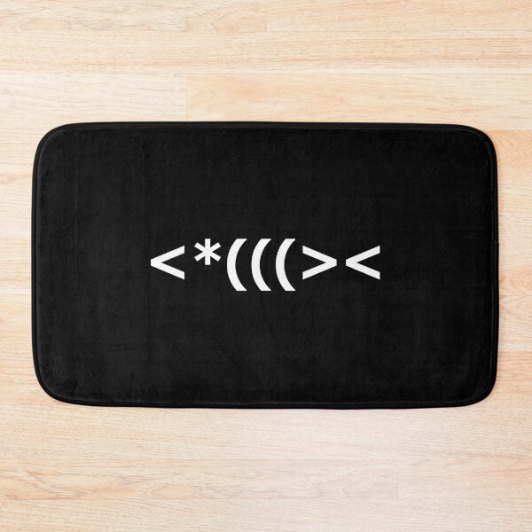Item preview, Coastal Minimalist Style One White Fish Style A with Black Trim and Head on Left designed and sold by Beachy.