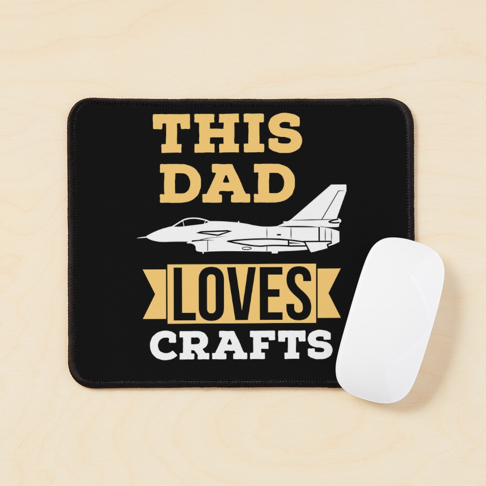 Fathers day Pilot Dad Design : Just a Dad who loves crafts Bucket Hat for  Sale by Utterends Merch