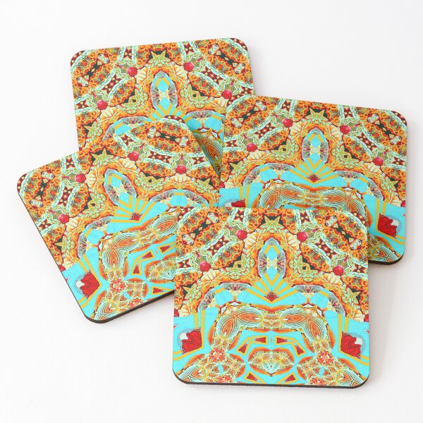 Item preview, HARMONIOUS COCKTAIL OF ARUBA SHELLFISH - UNFORGETTABLE ARUBA CHRISTMAS SOUVENIRS - ARUBAN PARADISE ISLAND ABSTRACT GEOMETRIC PAINTING - ARUBAN ABSTRACT FLAG INSPIRATION - ARUBA ONE HAPPY ISLAND. designed and sold by Ralek.
