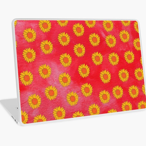 Item preview, Tournesols sur rouge designed and sold by GasconyPassion.