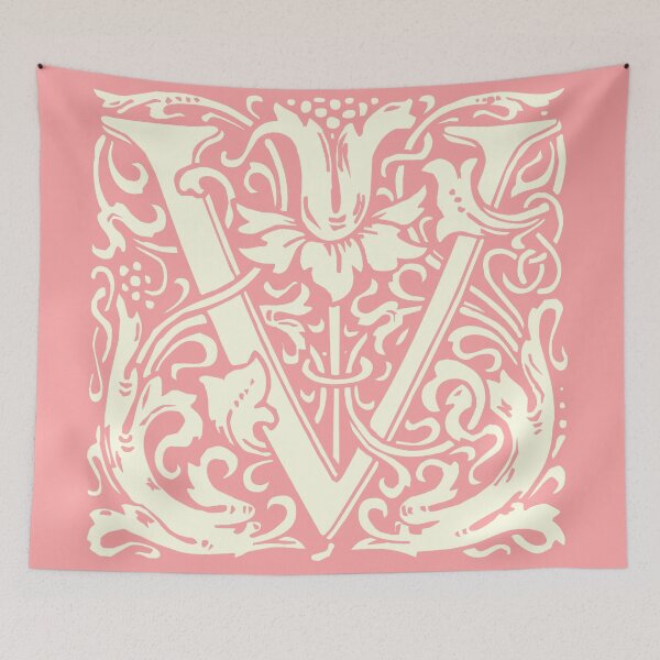 Item preview, V - Capital letter. William Morris' design designed and sold by MINDTHECHERRY.