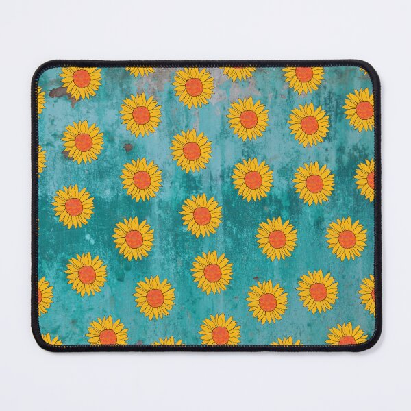 Item preview, Sunflowers and turquoise designed and sold by GasconyPassion.