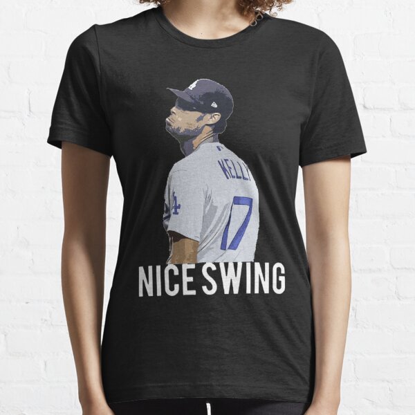 Women's Joe Kelly Los Angeles Dodgers Backer Slim Fit T-Shirt - Ash