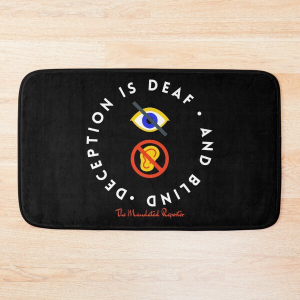 Item preview, Deception is Blind and Deaf - Black designed and sold by TheReporter1.