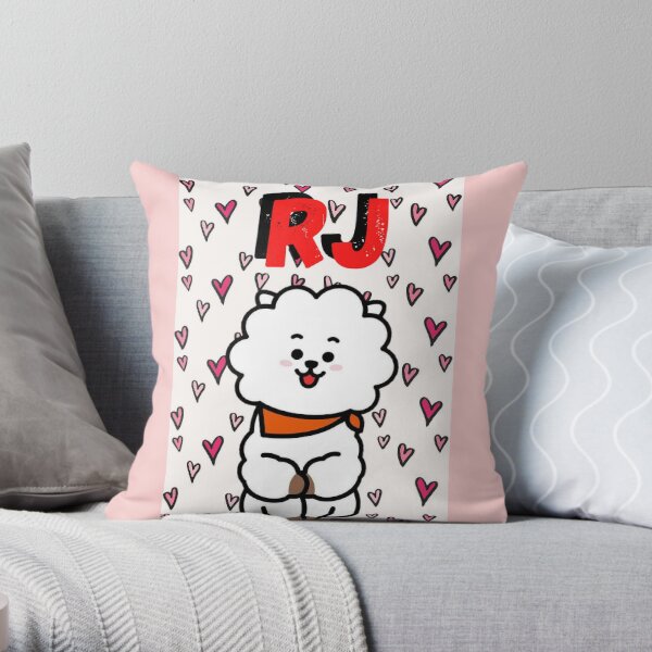 Bt21 Cartoon Plush Toys Decorative Pillows Animal Rj Koya Cooky Chimmy Mang  Shooky Office Soft Pillow for Fans Birthday Gifts