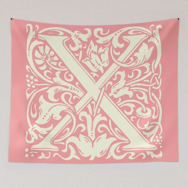Item preview, X - Capital letter. William Morris' design designed and sold by MINDTHECHERRY.