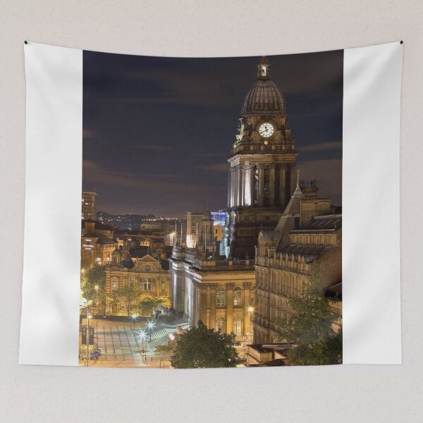 Item preview, Leeds Town Hall At Night designed and sold by John Hall.