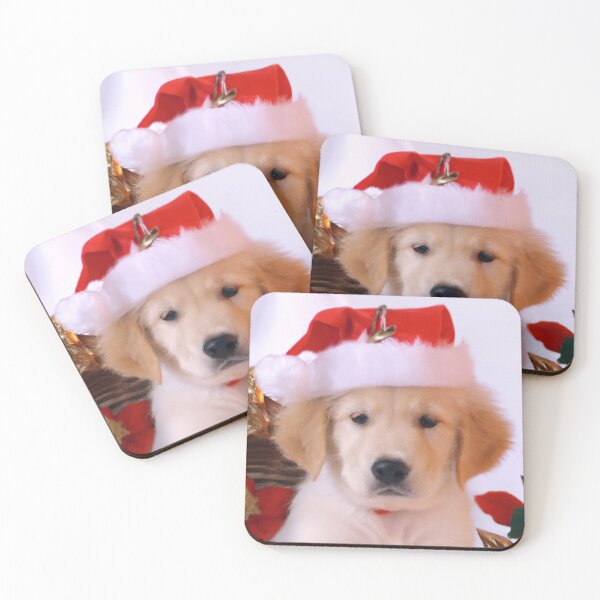 Item preview, Golden Retreiver Puppy Christmas  designed and sold by fatbanana.