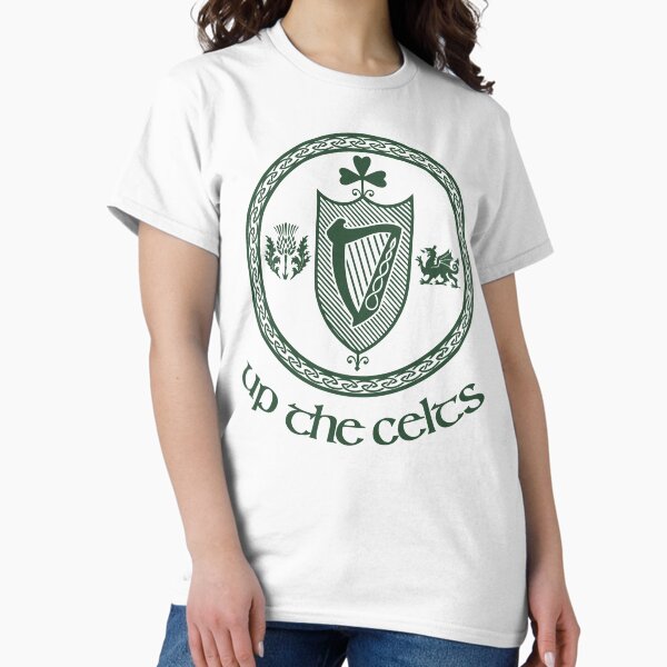 Aperçu de l'œuvre Up The Celts (Glasgow Celtic FC) créée et vendue par TeesForTims.