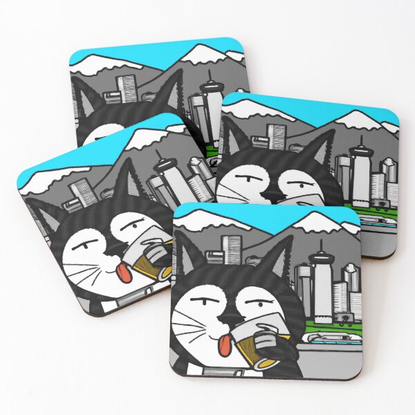 Item preview, Cat and Beerlover in Vancouver designed and sold by ericcarlosred.