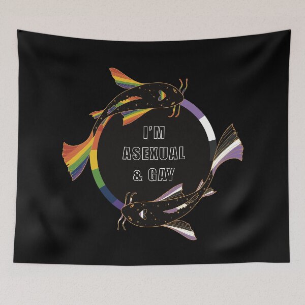 Item preview, Asexual and Gay Koi Fish designed and sold by Avlana Fontaine.