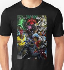 Superhelden der Farbe von Zack Slim Fit T-Shirt