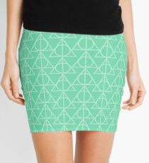Mint Pattern Mini Skirt