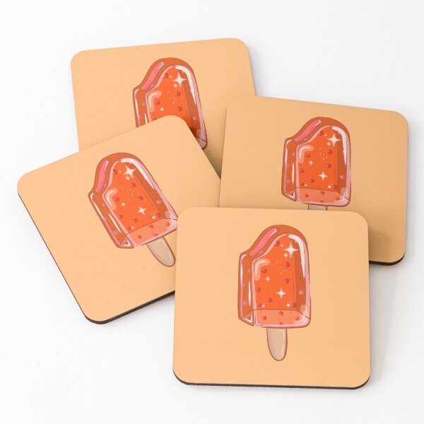 Item preview,  Aesthetic Orange Popsicle Art designed and sold by GraphicsByGabby.