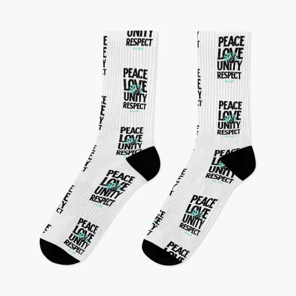 Item preview, Peace Love Unity Respect (black) designed and sold by Discothreadz.