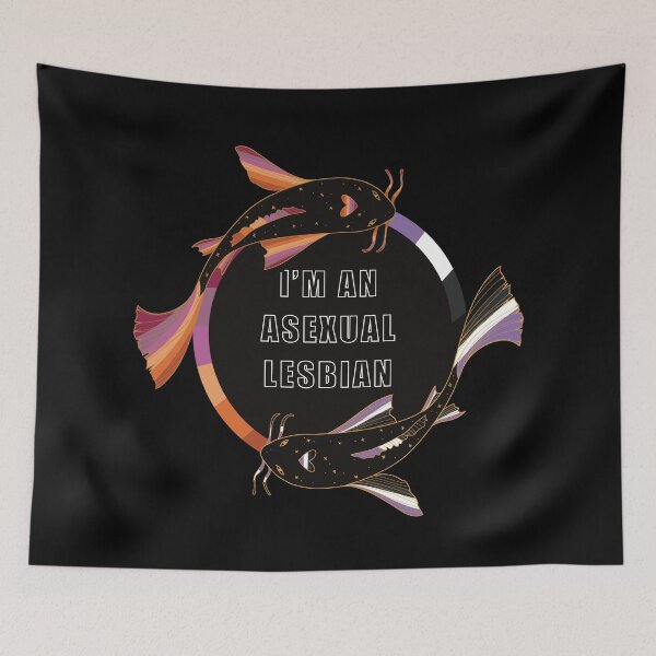 Item preview, Asexual and Lesbian Koi Fish designed and sold by Avlana Fontaine.