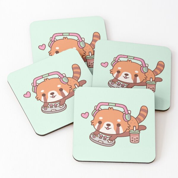 Item preview, Cute Red Panda Gamer Chilling With Video Games designed and sold by rustydoodle.