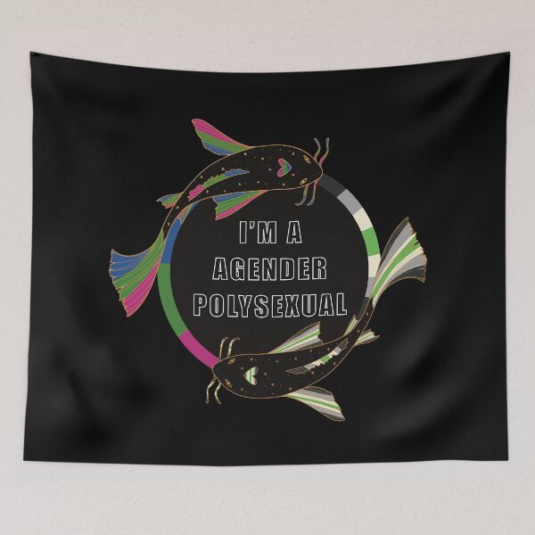 Item preview, Agender and Polysexual Koi Fish designed and sold by Avlana Fontaine.