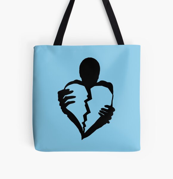 Holding on to a broken heart All Over Print Tote Bag