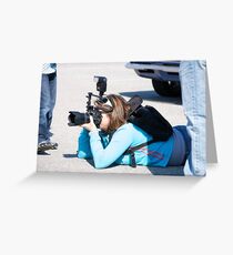 THE PHOTOGRAPHER Greeting Card