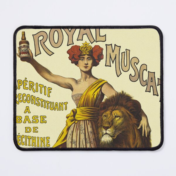 Item preview, ROYAL MUSCAT Aperitif Wine Drink Vintage Paris France Poster  designed and sold by retroposters.