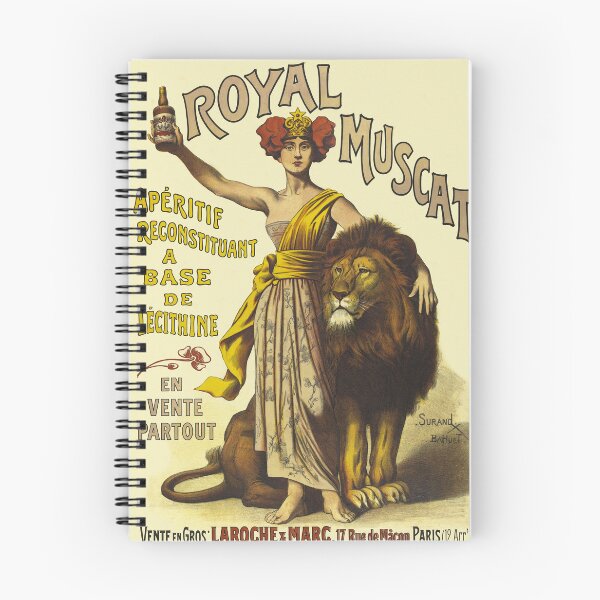 Item preview, ROYAL MUSCAT Aperitif Wine Drink Vintage Paris France Poster  designed and sold by retroposters.