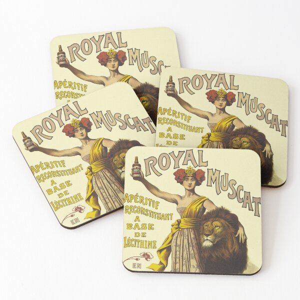 Item preview, ROYAL MUSCAT Aperitif Wine Drink Vintage Paris France Poster designed and sold by retroposters.