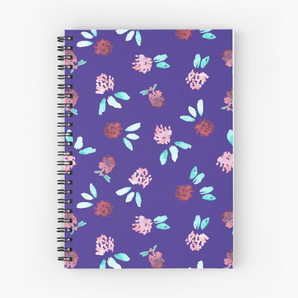 Item preview, Clover Flowers Pattern on Purple designed and sold by Elena Simonova.