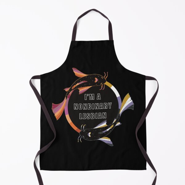 Item preview, Nonbinary Lesbian Koi Fish designed and sold by Avlana Fontaine.