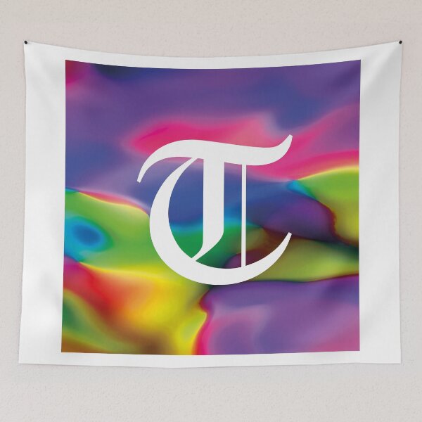 Item preview, Alphabet Flower Power "T" designed and sold by Hell-Prints.