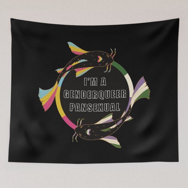 Item preview, Genderqueer and Pansexual Koi Fish designed and sold by Avlana Fontaine.