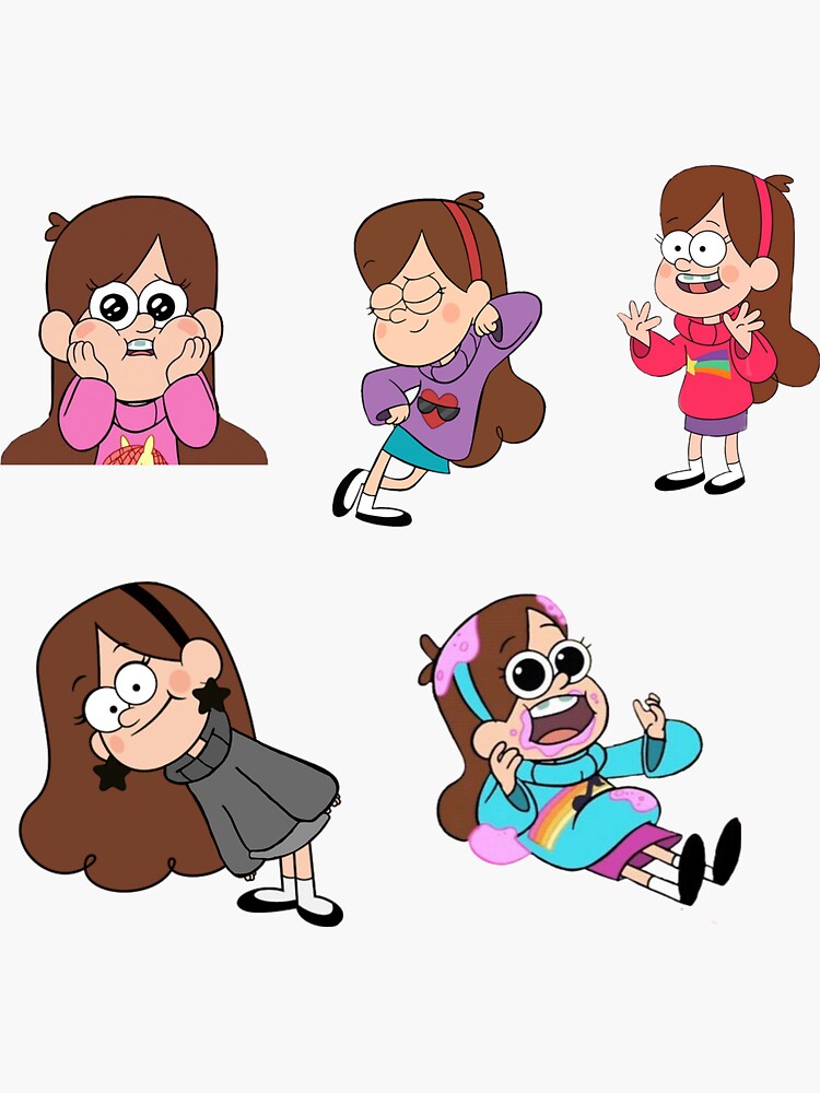 Gravity Falls Mabel Pines Sticker For Sale By Amirlin Redbubble