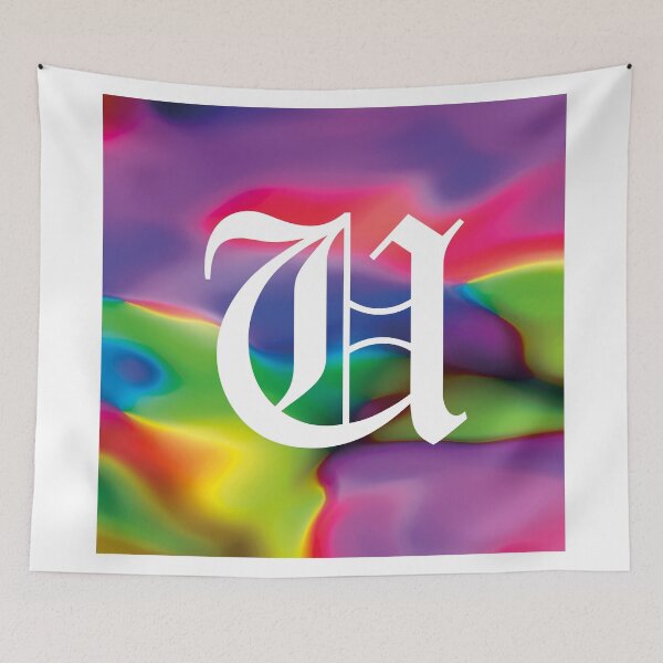Item preview, Alphabet Flower Power "U" designed and sold by Hell-Prints.