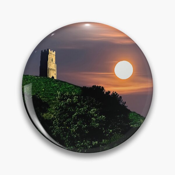 Item preview, Glastonbury Tor Bright Moon designed and sold by Alisonchambers2.