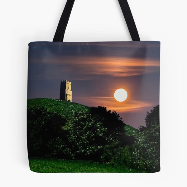 Item preview, Glastonbury Tor Bright Moon designed and sold by Alisonchambers2.