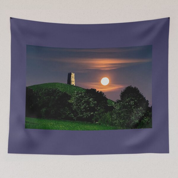 Item preview, Glastonbury Tor Bright Moon designed and sold by Alisonchambers2.