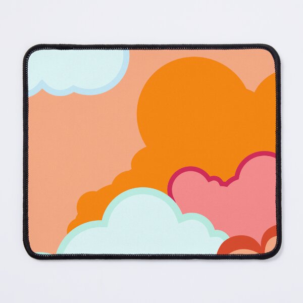 Item preview, Colorful Clouds - Abstract Bright Colorful Orange Pink and Red Cloudy Design designed and sold by MrGiftee.