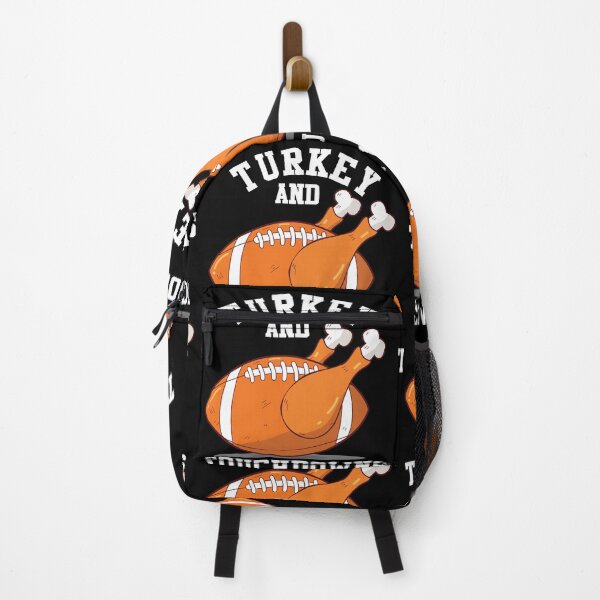 Item preview, Turkey And Touchdowns Funny Thanksgiving Football Lover designed and sold by GravitiTees.