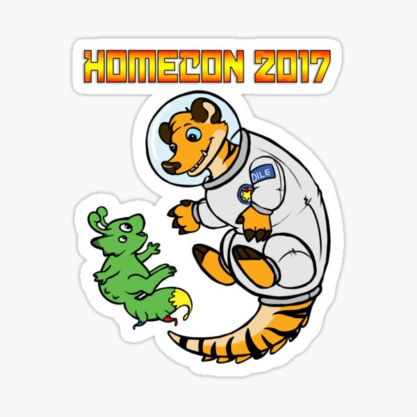 HomeCon 2017 - Sci-fi (with words) Sticker