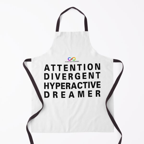 Item preview, ADHD: Attention Divergent Hyperactive Dreamer for lighter t-shirts designed and sold by Death Rock Tee.