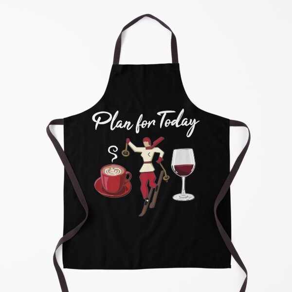 Item preview, Funny Ski, Coffee and Wine, Plan for Today designed and sold by Jazznote.