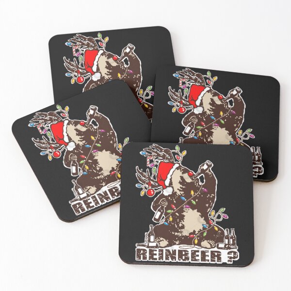 Item preview, Bear, deer, drunken reinbeer designed and sold by KarlWetzel.