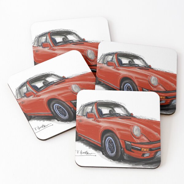 Item preview, Red Porsche 911 Targa, German sportscar  designed and sold by Francohanekom.