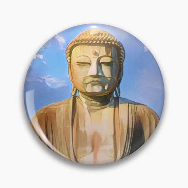 Item preview, Beautiful Buddha Kamakura JAPAN Daibutsu Art Print - Cartoon designed and sold by XIX361ART.