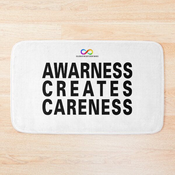 Item preview, Awareness creates careness for lighter t-shirts designed and sold by Death Rock Tee.