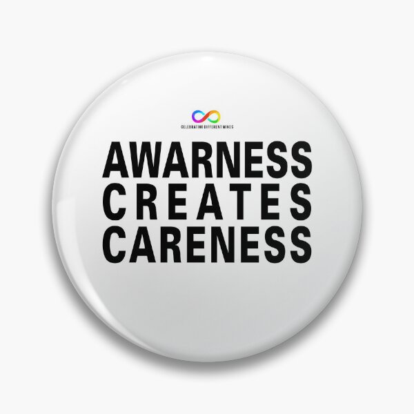 Item preview, Awareness creates careness for lighter t-shirts designed and sold by Death Rock Tee.