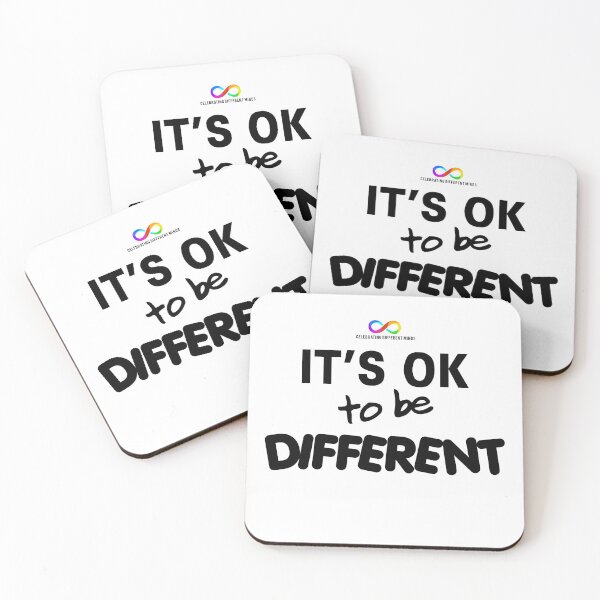 Item preview, It's ok to be different for lighter T-shirts designed and sold by Death Rock Tee.