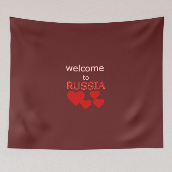 Aperçu de l'œuvre Bienvenue en Russie créée et vendue par Clothes and Stickers .