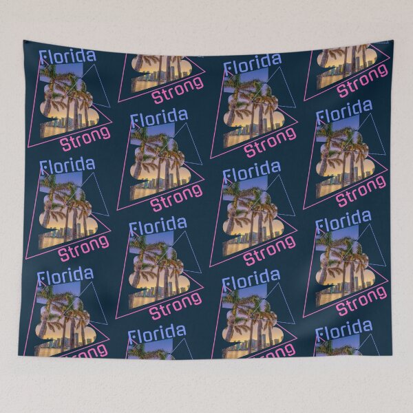 Item preview, Florida strong colorful palm tree florida supportdesign designed and sold by reka88.