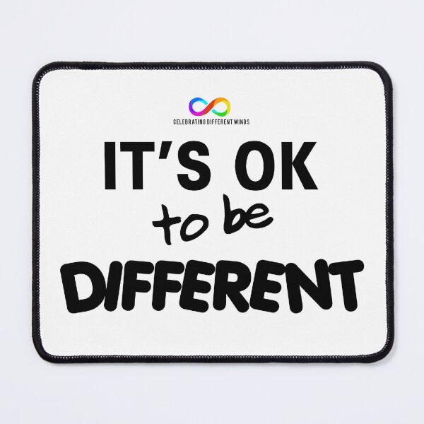 Item preview, It's ok to be different for lighter T-shirts designed and sold by Death Rock Tee.